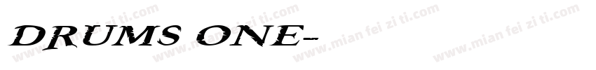 DRUMS ONE字体转换